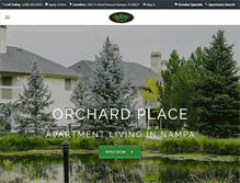 Tablet Screenshot of orchardplace-apartments.com